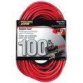 Powerzone Cord Ext14/3X100Ft Red OR514735/506735